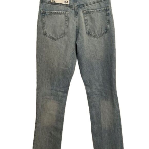 Vintage Blue Straight Leg Jeans NWT - Picture 2 of 9